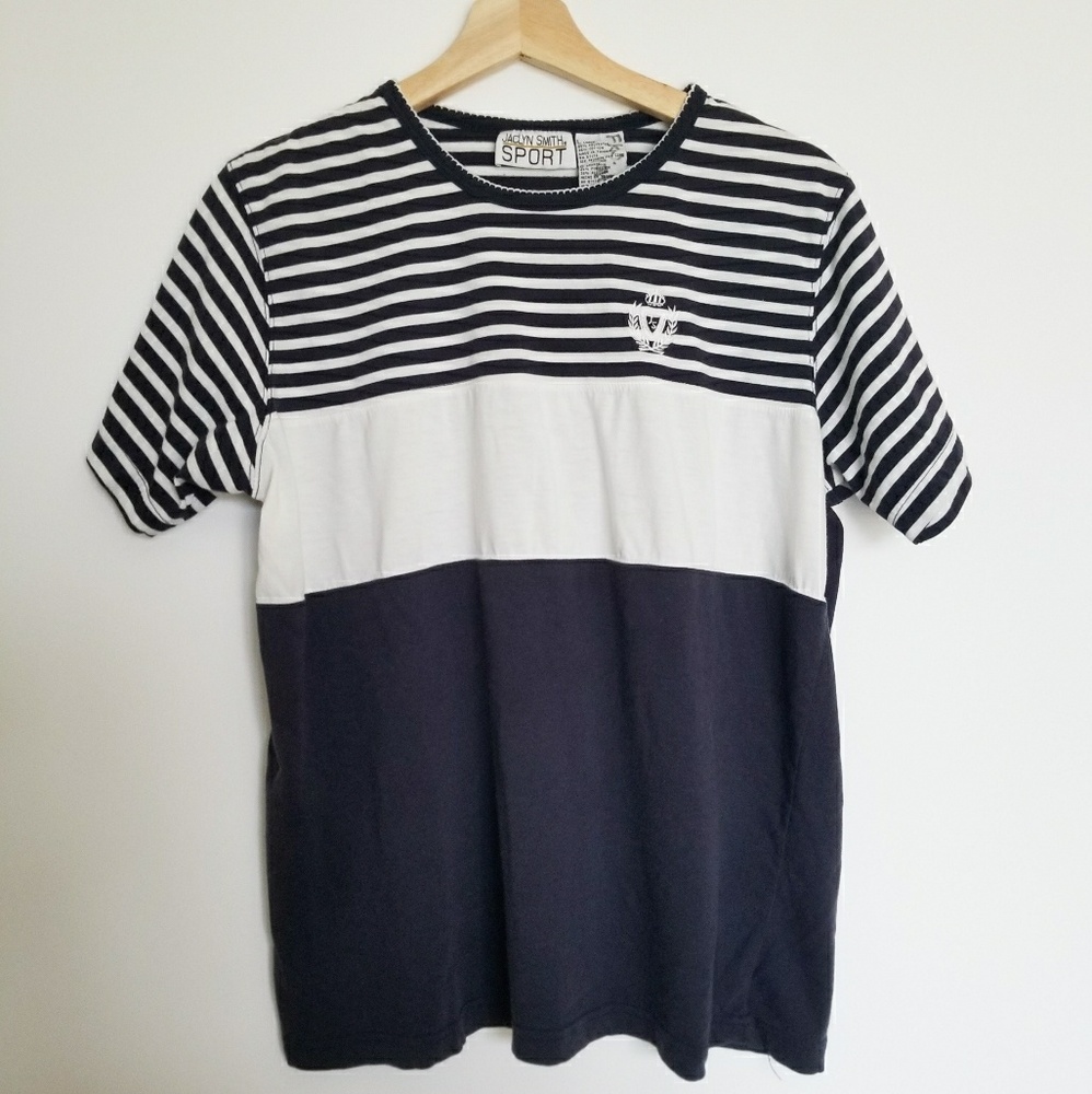 Vintage Blue and White tee shirt